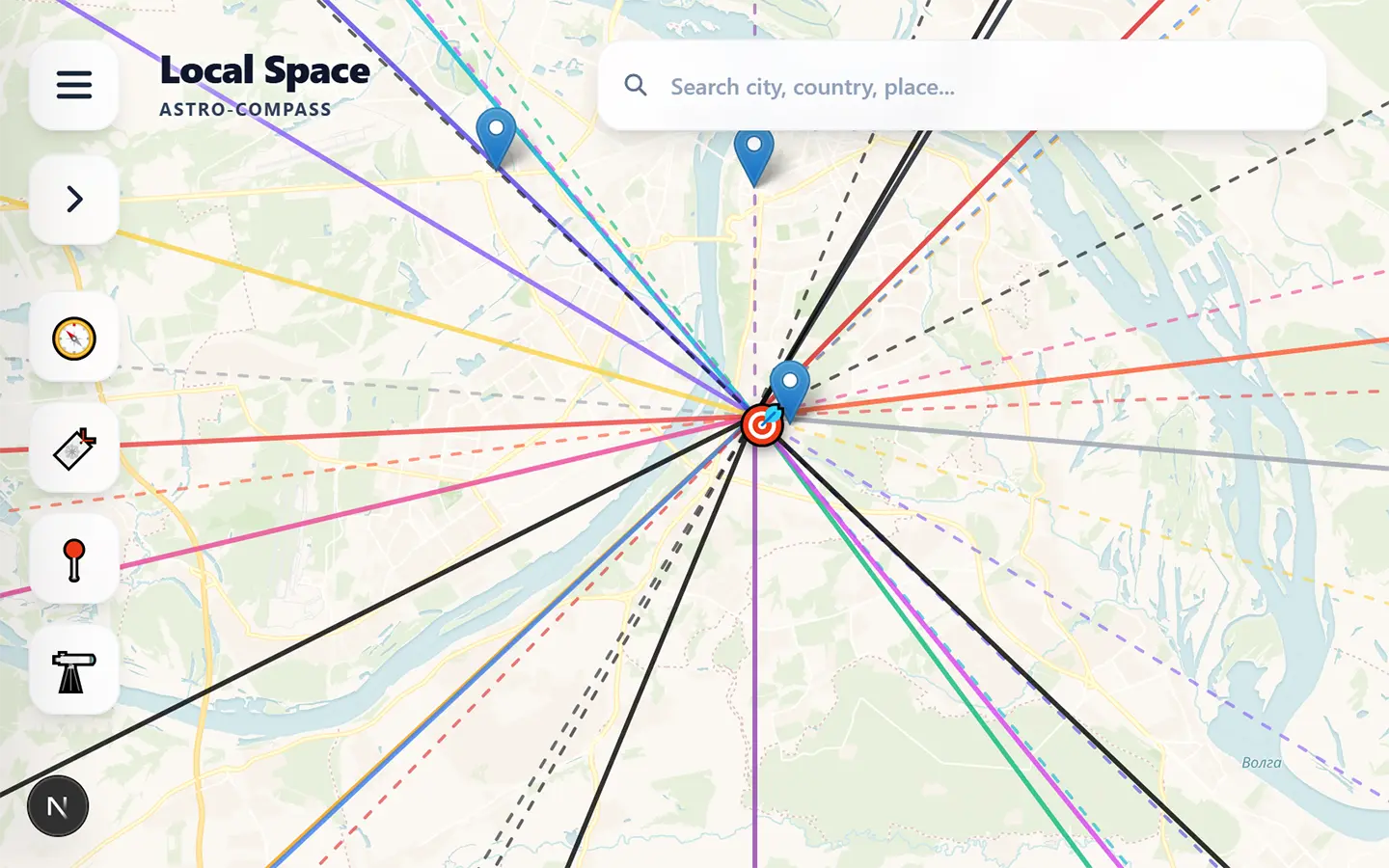 AstroGuido Local Space astrology interface